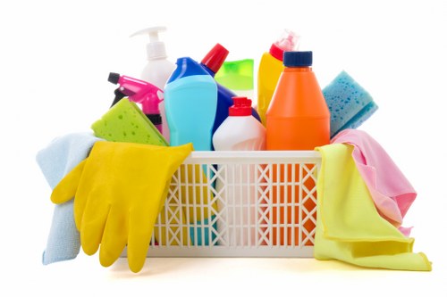 Scene representing a formal review stage in a cleaning complaints procedure