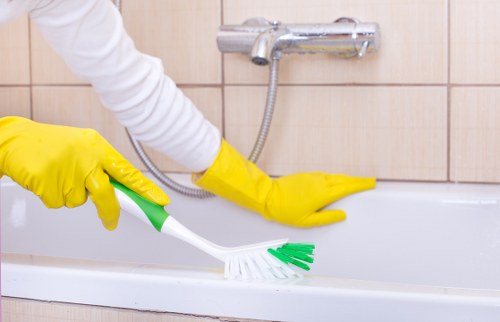 Deep cleaning tiles and hard flooring in a Barnet property
