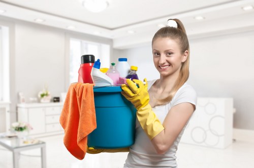 Stair carpet cleaning for a local Barnet home