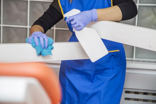 Team performing comprehensive deep cleaning in Barnet with attention to detail